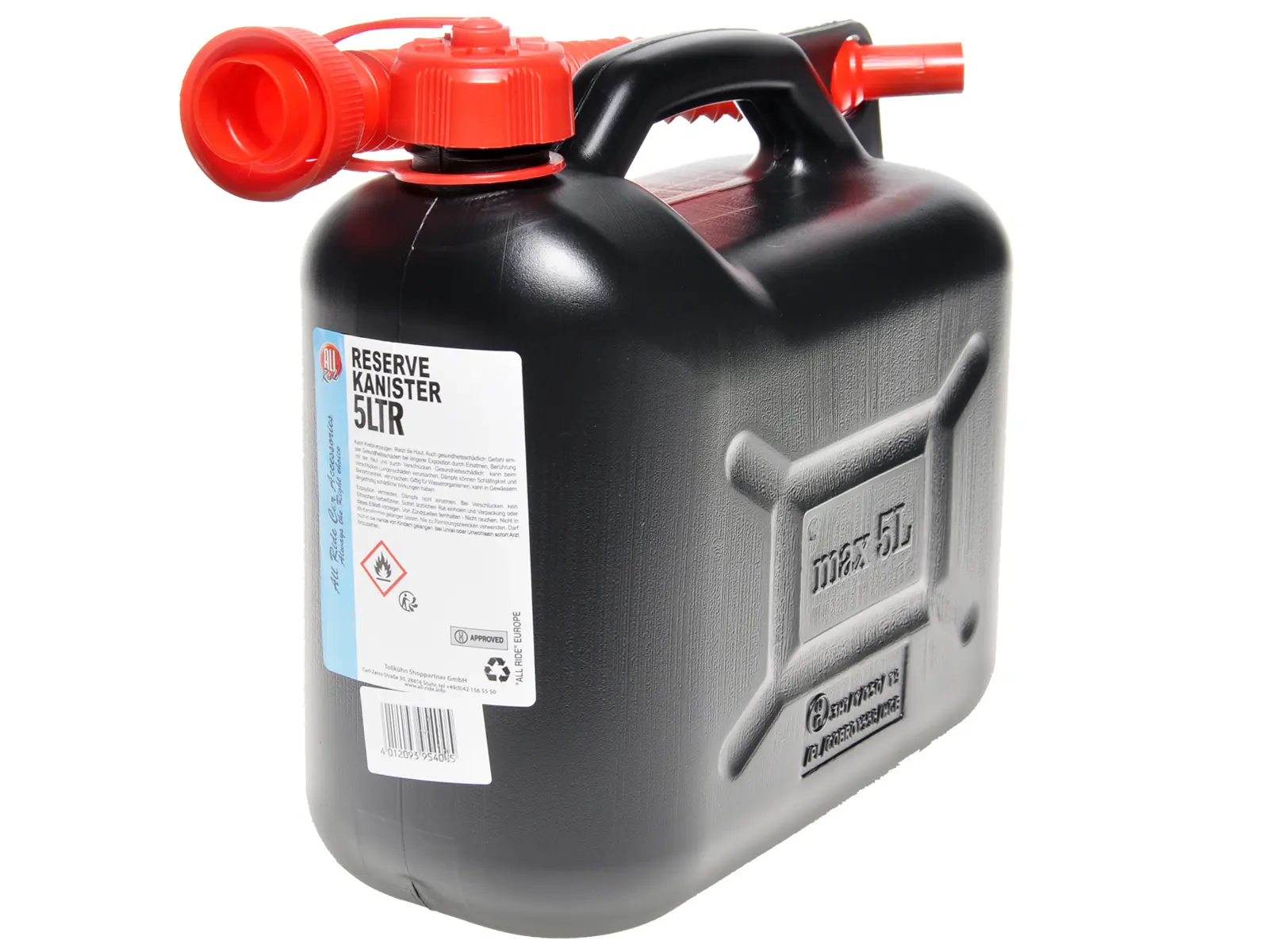 Kanister 5 Ltr. schwarz   VE12