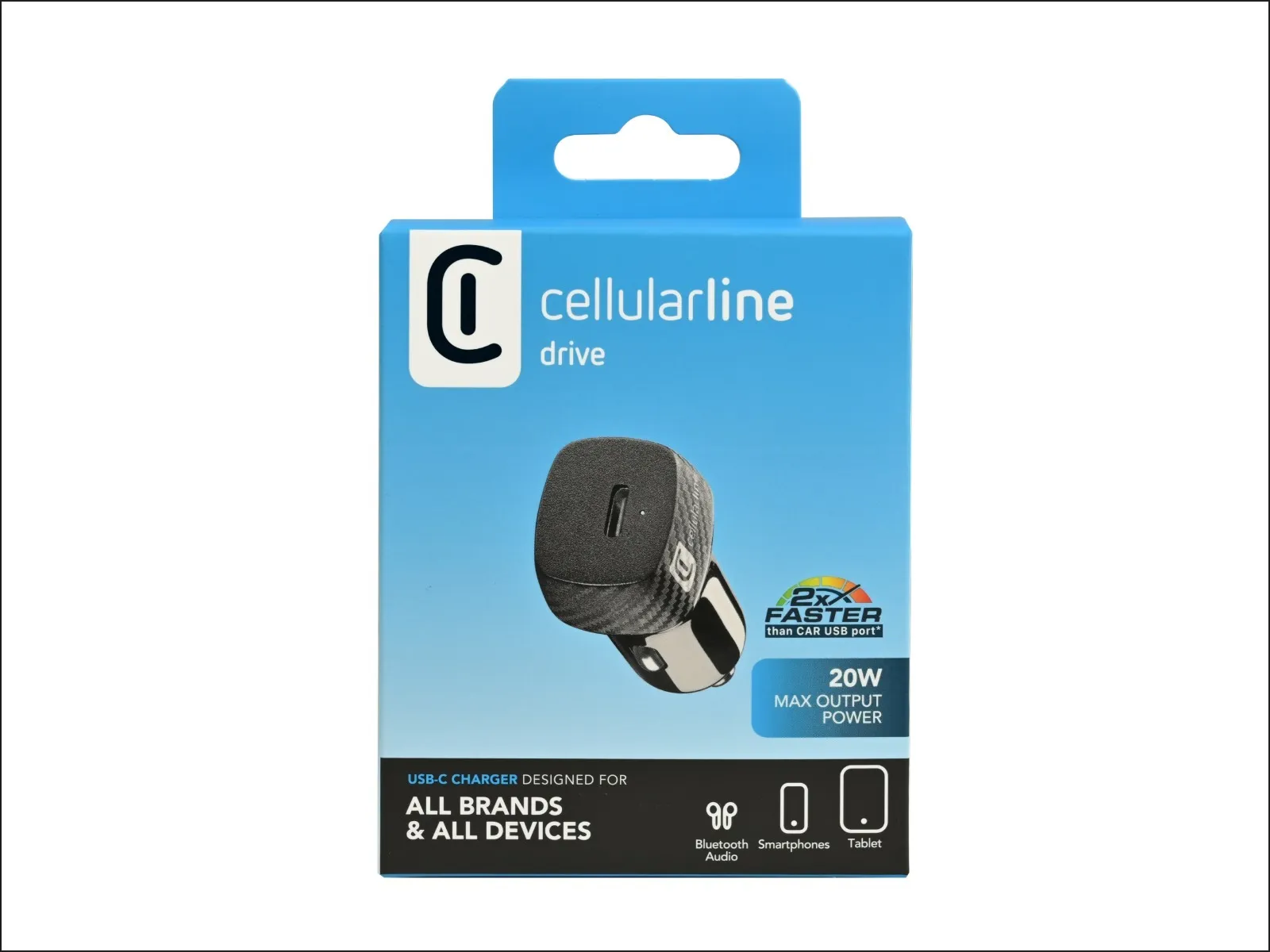 CL Car Charger Car Power, USB-C, 20W, schwarz