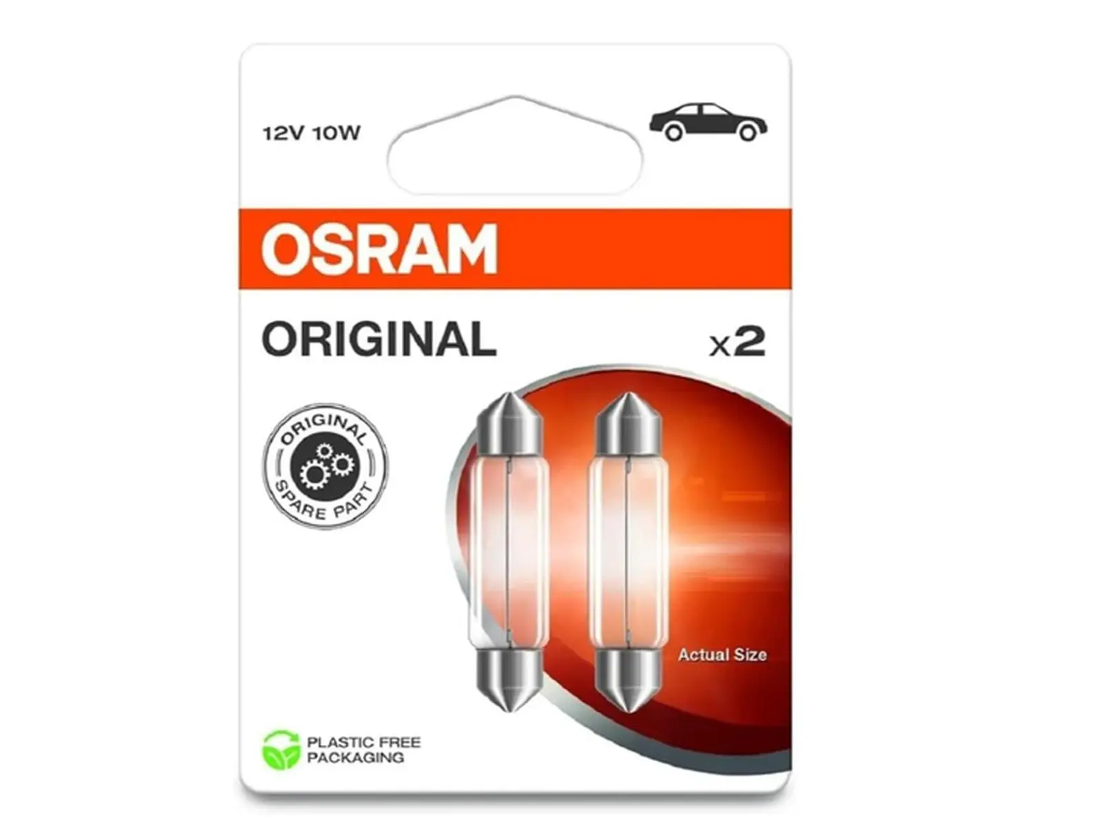 OSRAM Soffitte SV8,5-8 12V/10W 2erBl NR19